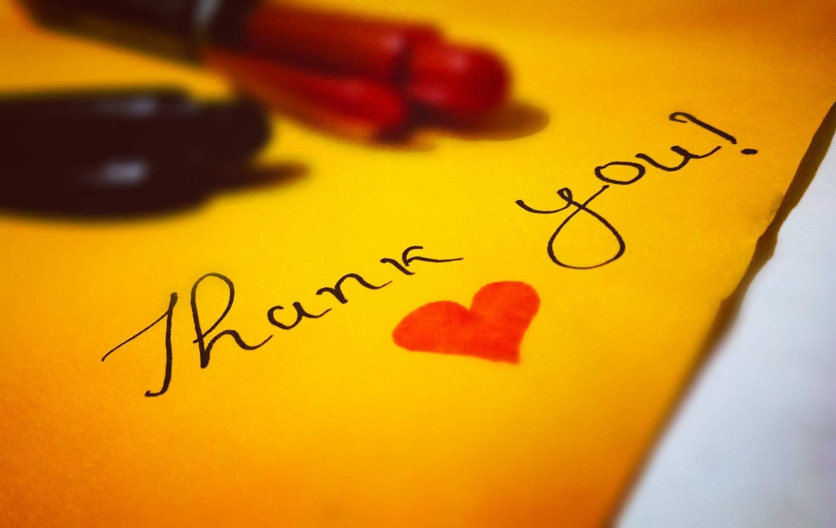 A handwritten note or customized email thanking your volunteers and supporters for their efforts